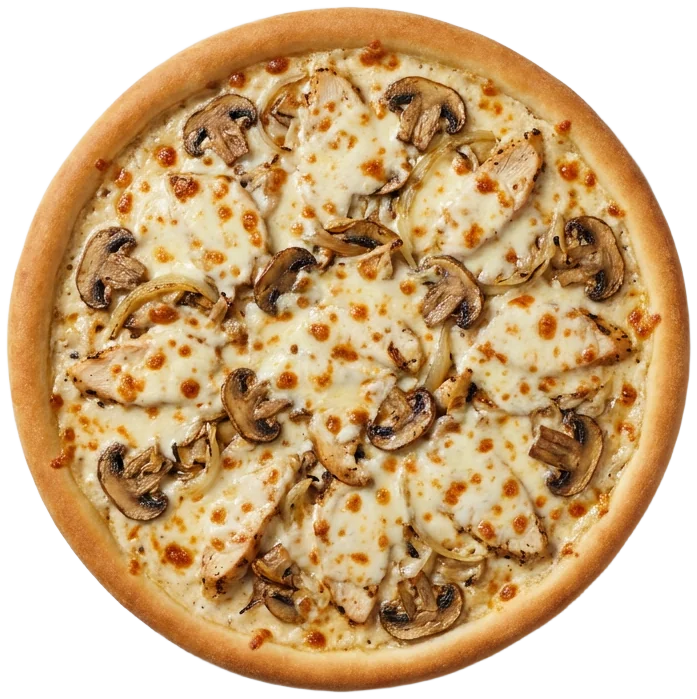 Chicken Alfredo Pizza