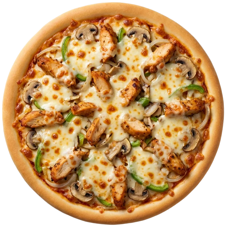 Chicken Deluxe Pizza